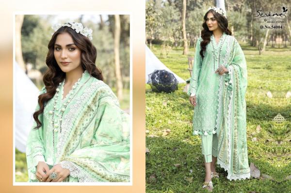 Serine Adan Libas Fuchsia Chiffon Dupatta Pakistani Suit Collection